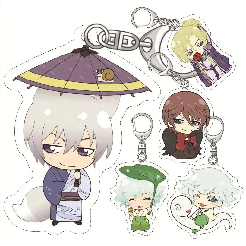 Japanese Anime Kamisama Love Keychain Momozono Nanami Tomoe Mizuki Kotetsu Himemiko Acrylic Pendant