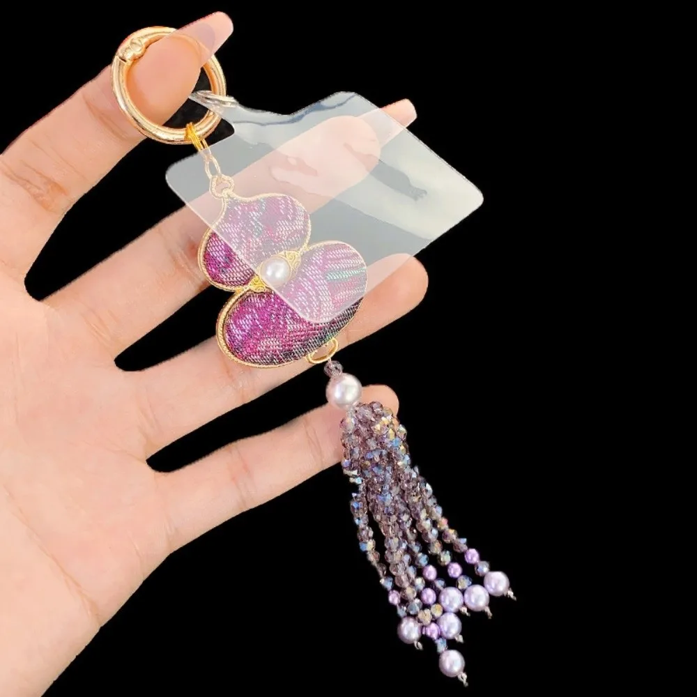 

National Style Gourd Phone Strap Pendant Beaded Tassel Keychain Mobile Phone Lanyard Colorful Anti Lost Mobile Phone Charm