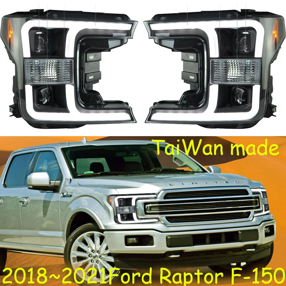 TaiWan car bumper headlamp for Raptor F-15 headlight F150 F 150 2018~2021y LED DRL car accessories HID xenon raptor fog light