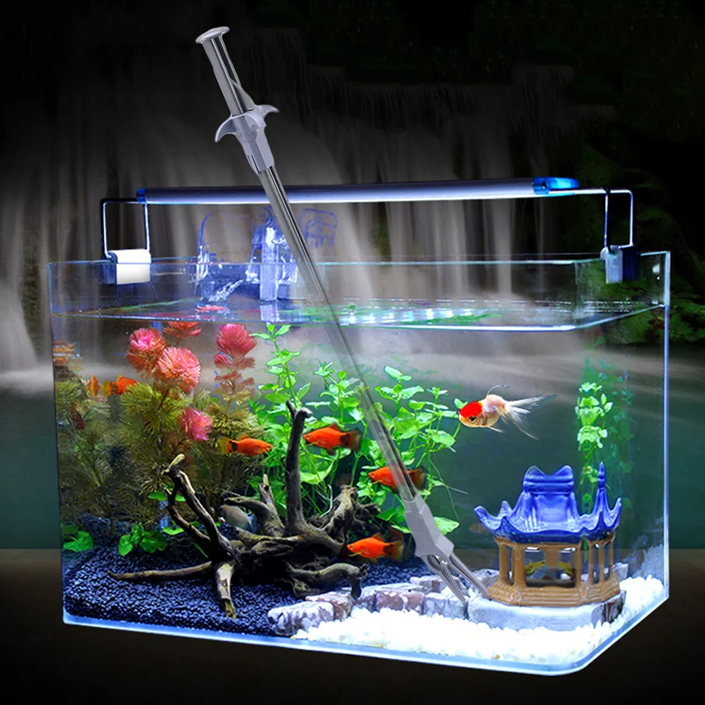 

2Pcs Water Plants Tweezer Aquarium Cleaning Long Handle Fish Tank Cleaner Aquatic Clip for Waterweed and Plant