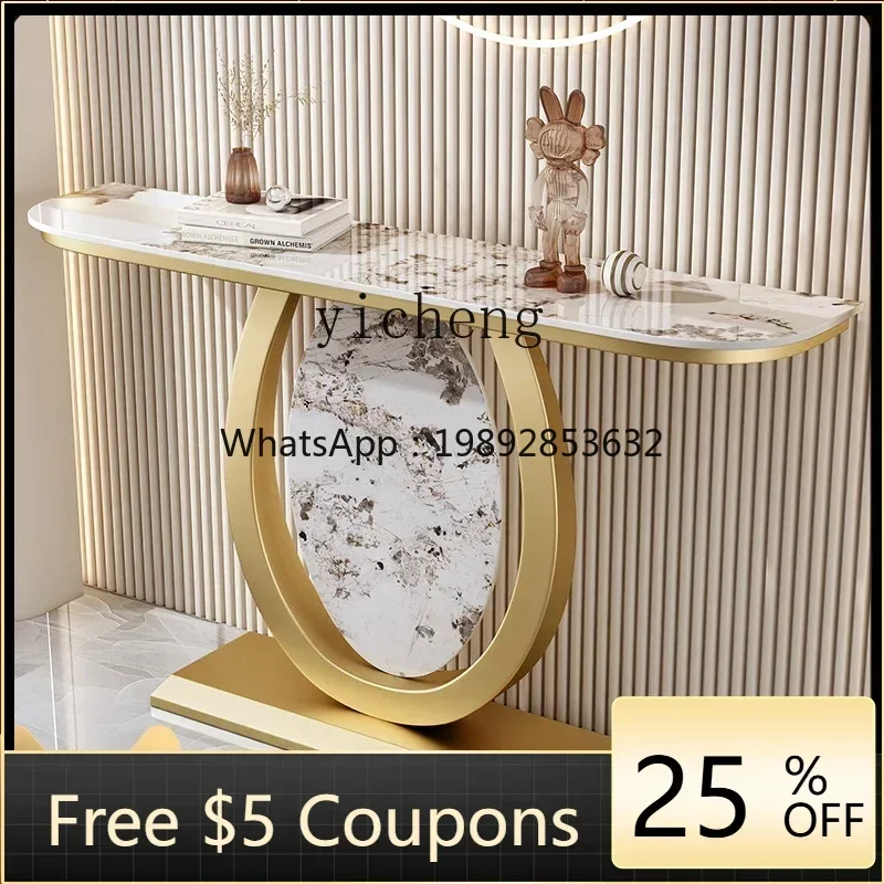 

GZ New Chinese Style Stone Plate Console Tables Simple Entrance Door Console against the Wall Entrance Cabinet