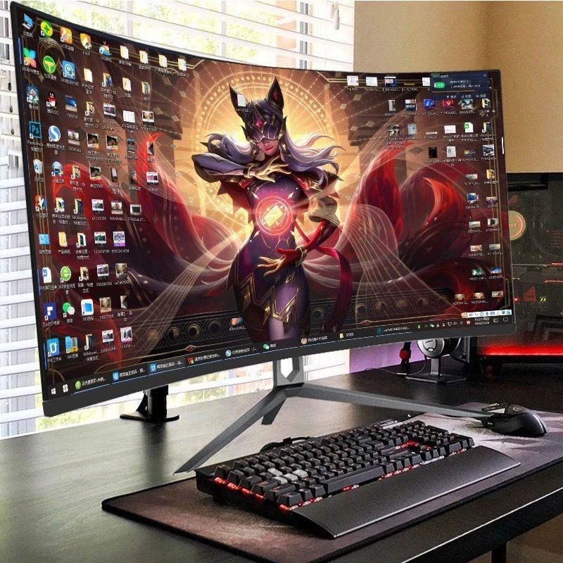 New computer 4K144hz monitor 27/32 inch curved 2K240hz gaming display