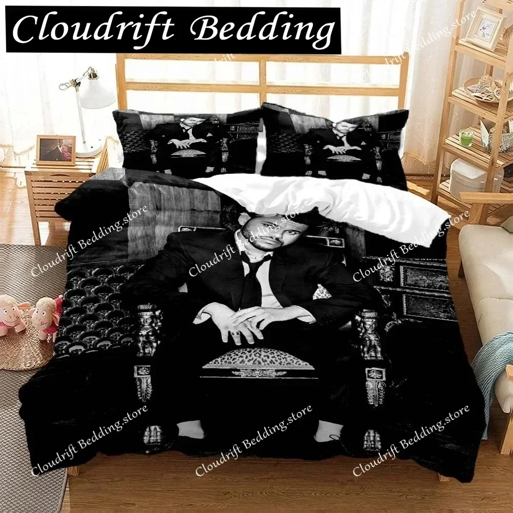 

3D Printed Die Weeknd Fashion Pop Singer Bedding Queen Bedding Set Customized King Size Soft And Comfortable Bedding Set