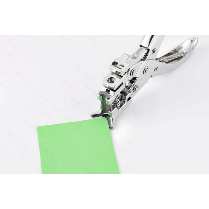Manual punching pliers PVC card round hole rounded corner ellipse 3 desktop small multi-function manual puncher