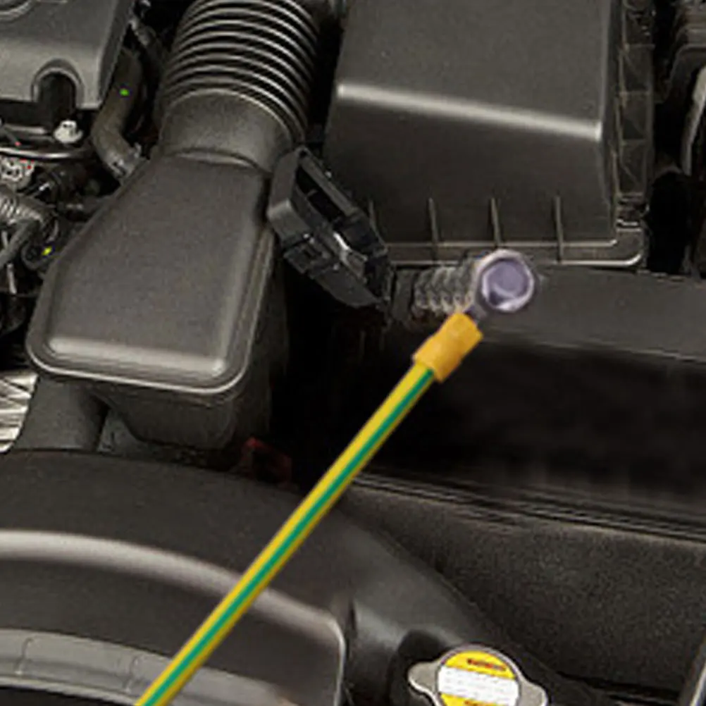 

20Pcs Braided Copper Grounding Cable with Terminal Plugs Universal Car Ground Strap for Engine Electrical System Stability