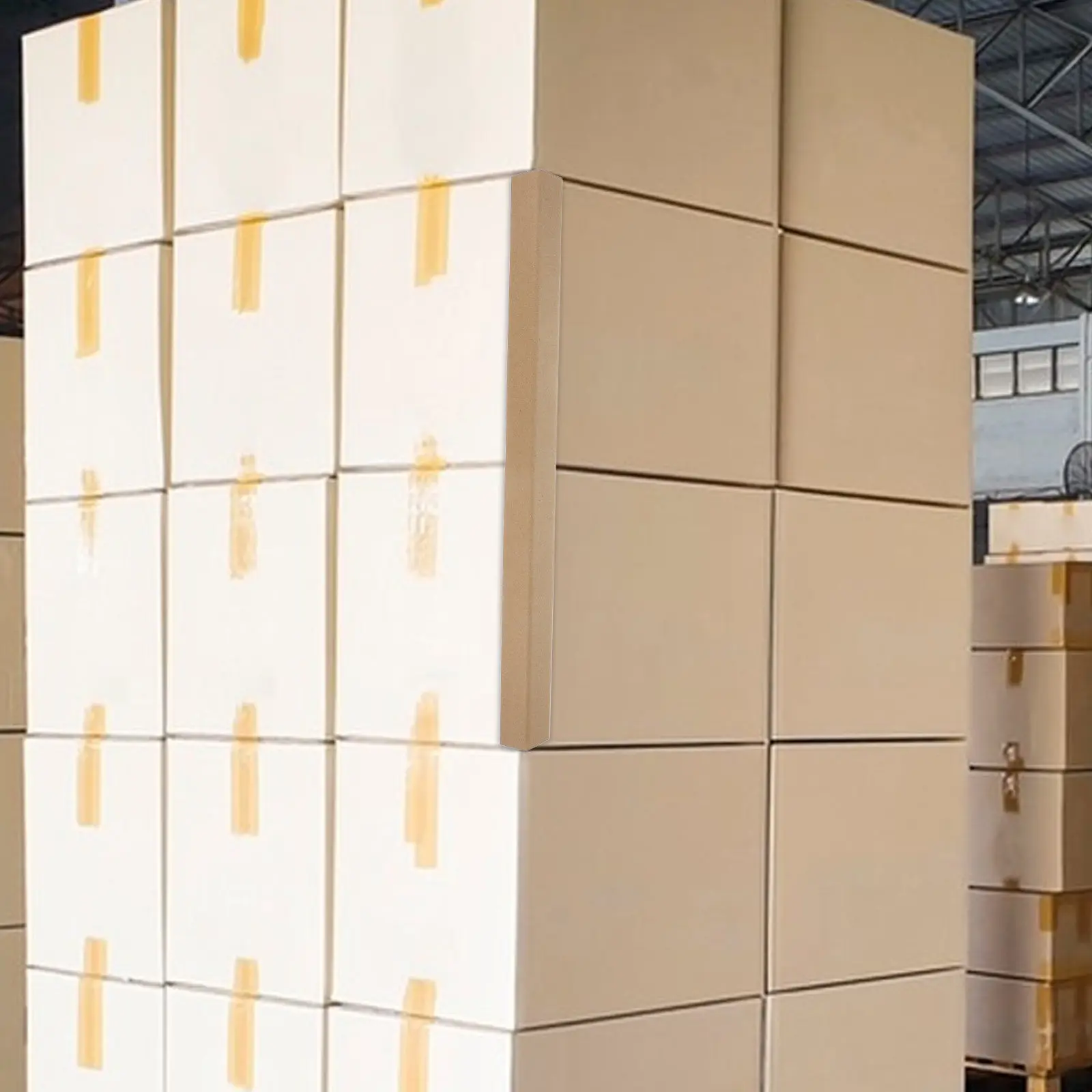 24Pcs Thickened Stackable Paper Corner Protectors L Shaped Packaging Edge Guards Carton Box Shipping Packaging Protection