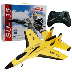 RC Plane Drone SU-35 2.4G Glider Remote Control Fighter Electric Toys Airplane Glider EPP Foam Toys Kids Boys Gift For Children