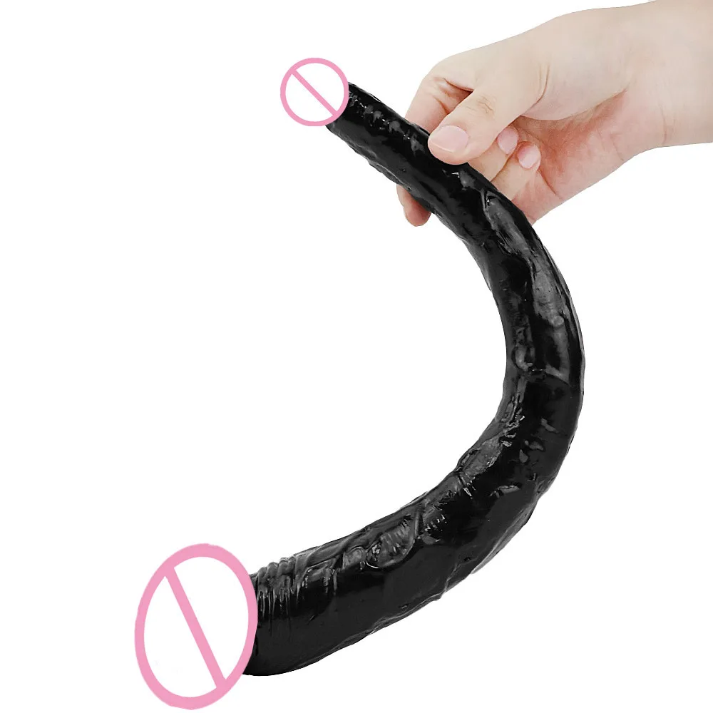 5 shapes Double Head Dildo Long Realistic Dildo Double Ended Dildo Flexible Penis for Women Masturbator Sex Toys for Lesbian