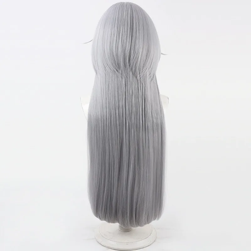 Juego Wuthering Waves Mornye Cosplay peluca Mornye gris pelo largo Cosplay para Comicon fiesta adultos mujeres hombres