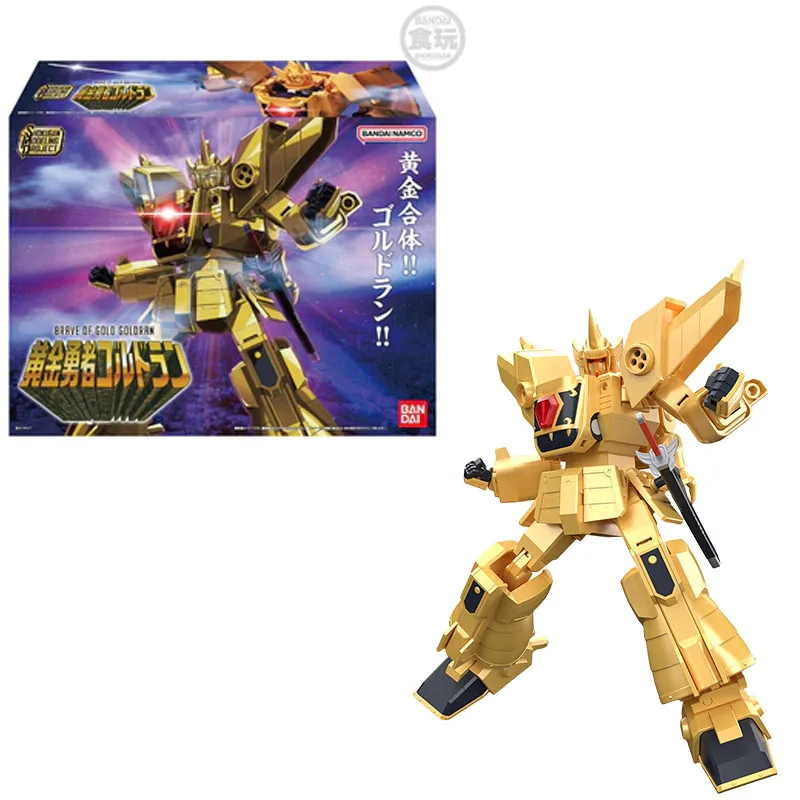 Bandai véritable SMP SHOKUGAN le courageux d'or Goldran SORAKAGE figurine d'action Anime à collectionner modèle d'assemblage jouets cadeau enfants