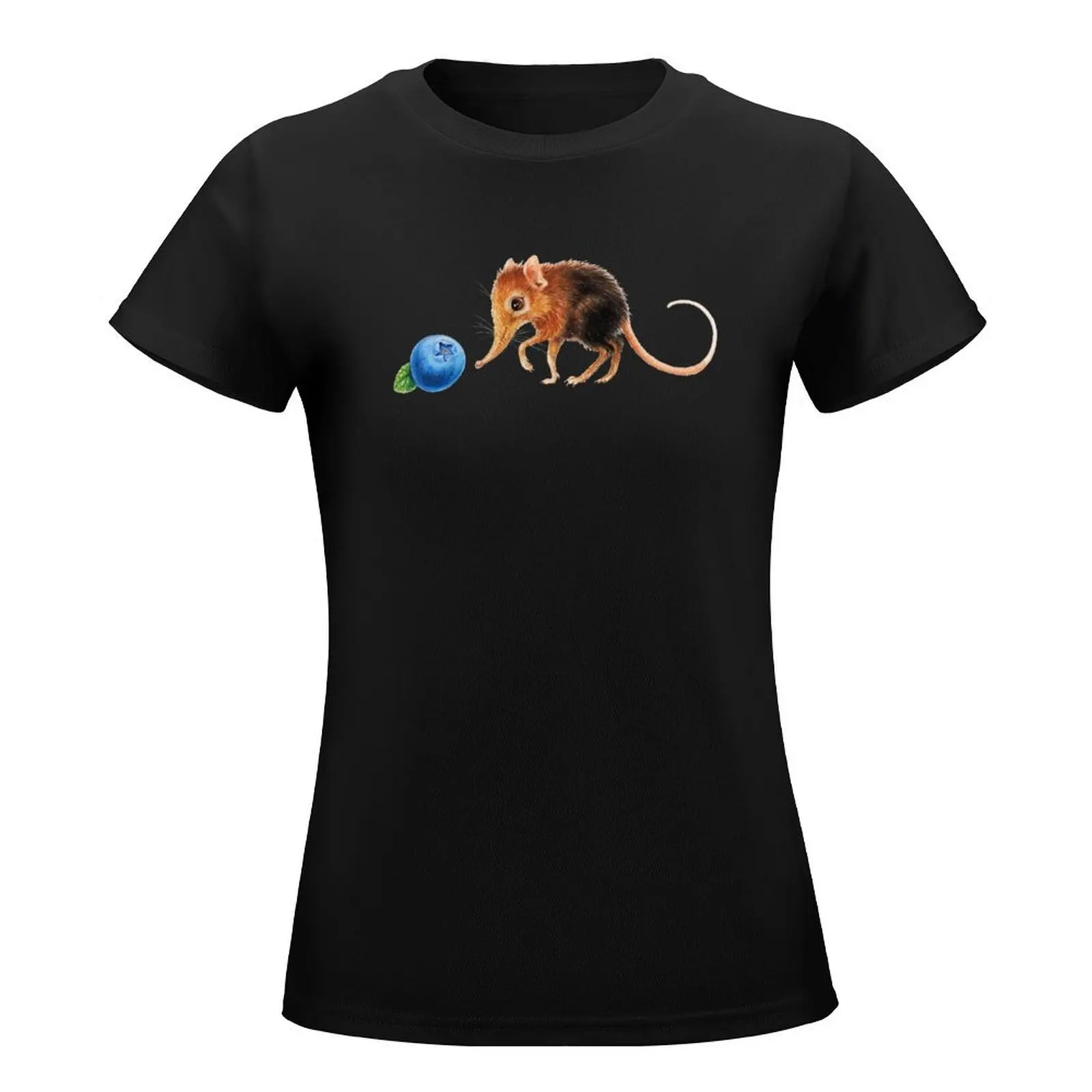 Elephant shrew by Maria Tiqwah T-Shirt shirts graphic tees Blouse Woman clothing