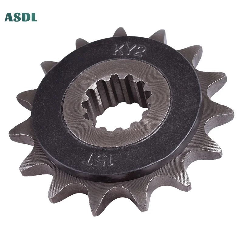 Motorcycle 15T Front Silent Sprocket For Honda CB-1 CB 400 500 CBR400 RVF400 NC35 VFR400 CBF500 ABS CB400 NC31 CBR 400 NC23 NC29