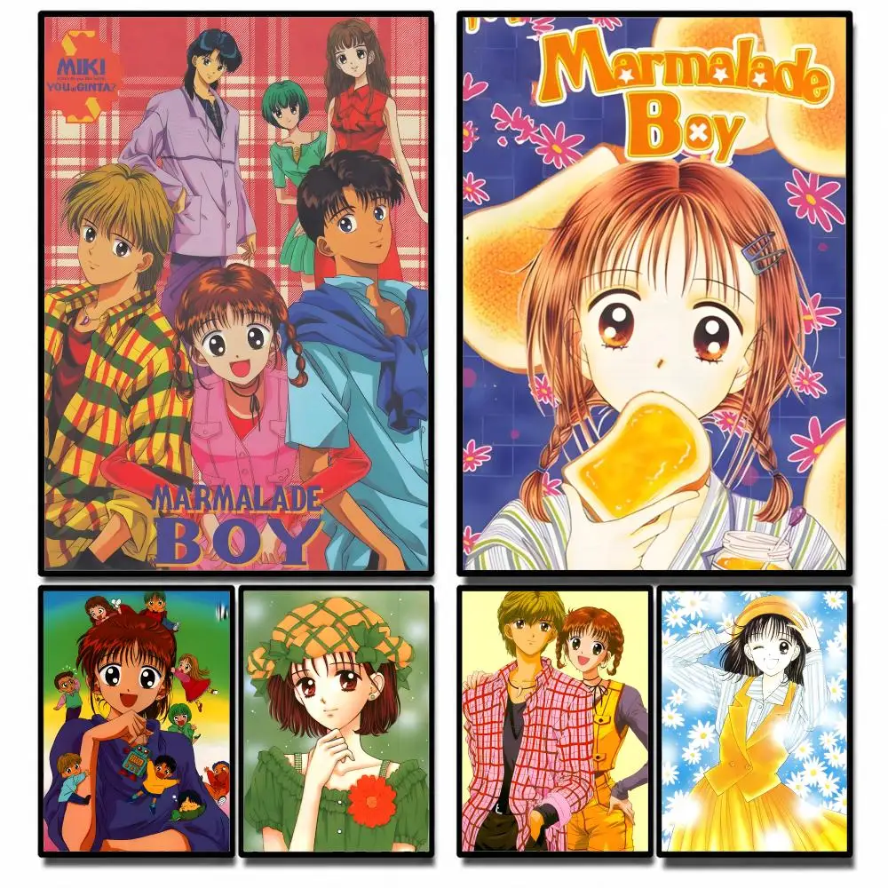 Anime Marmalade Boy Poster High-definition  stickers, suitable for bedroom, living room, home decoration