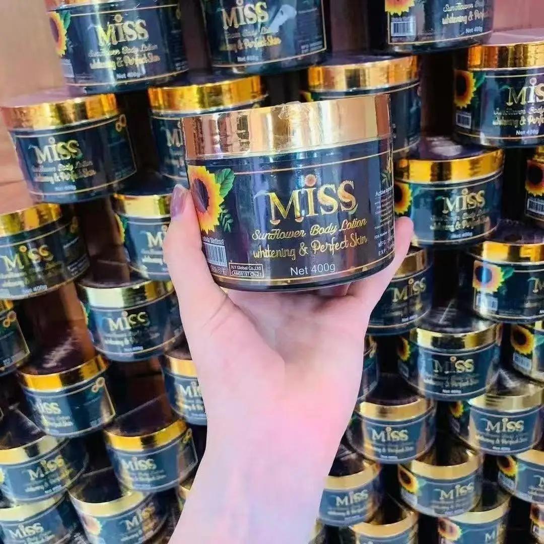 

170/400g Thailand Miss Body Whitening Lotion Sunscreen Inhibit Melanin Formation Bright White Moisturizes Skin Silky Smooth