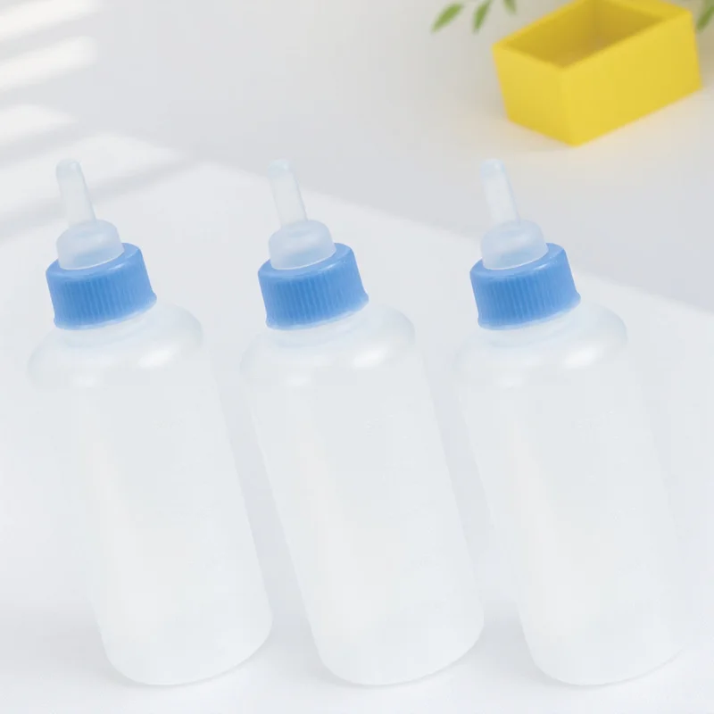 

3Pcs Household Pet Feeders Cat Milk Bottles Simple Design Sturdy Trustworthy Multiple Jobs Dog Milk Bottles Pet Water Feeders