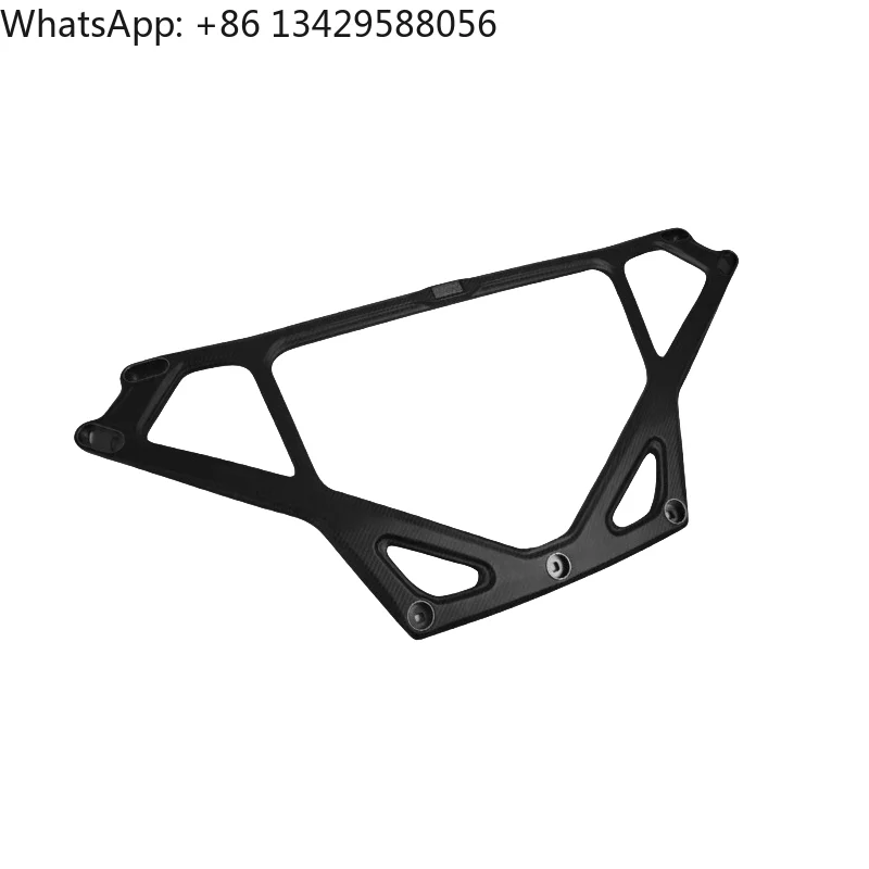 

New Carbon Fiber Engine Top Bar Stabilizer Triangle Support Frame for BMW M2 M3 M4 Includes Screws Clips-Accessory Engine Hoods