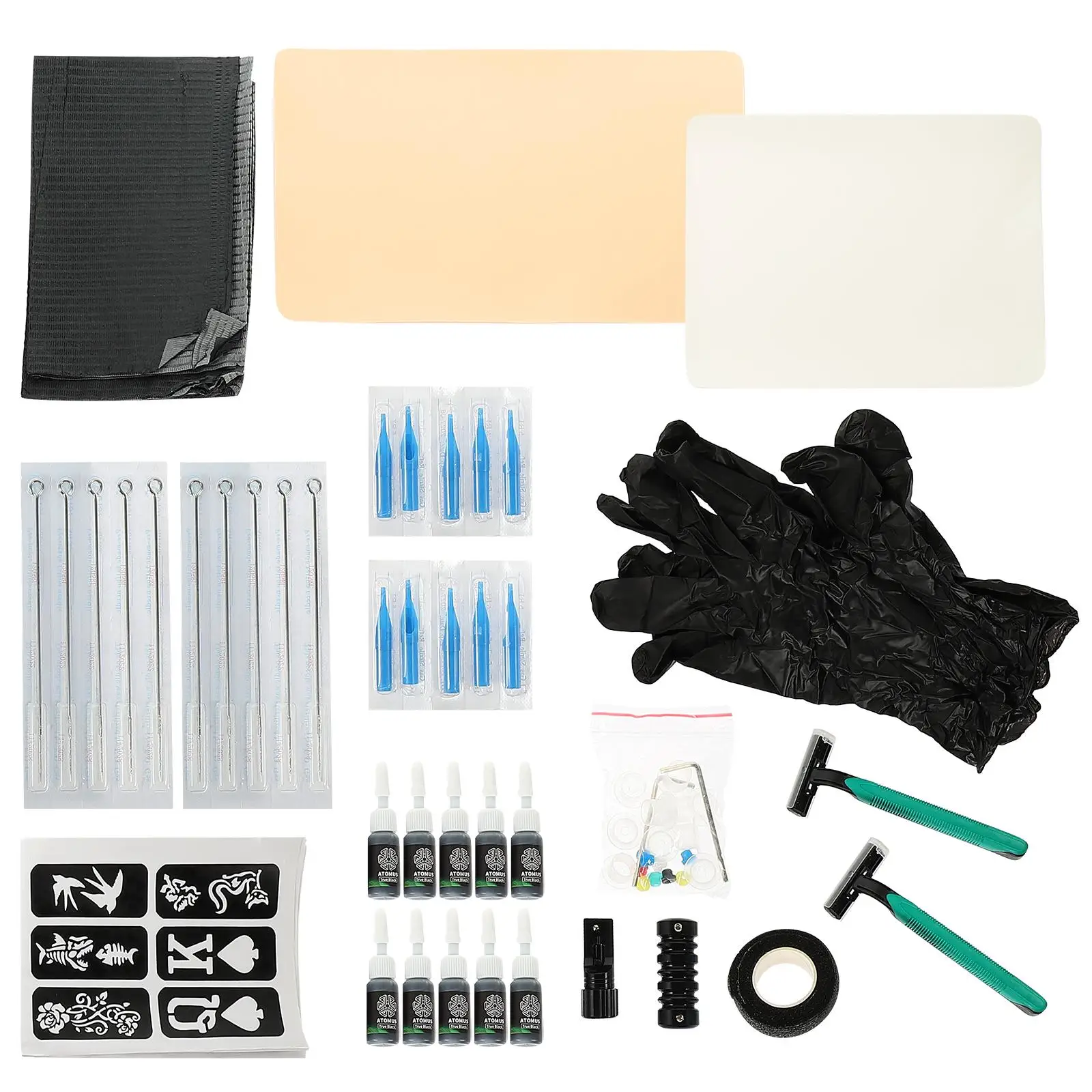 

Multi-functional Professional Tattoos Pen Rack Kit Body Multi-Functional Pen Holder Storage Rack Beginner Practice Suite
