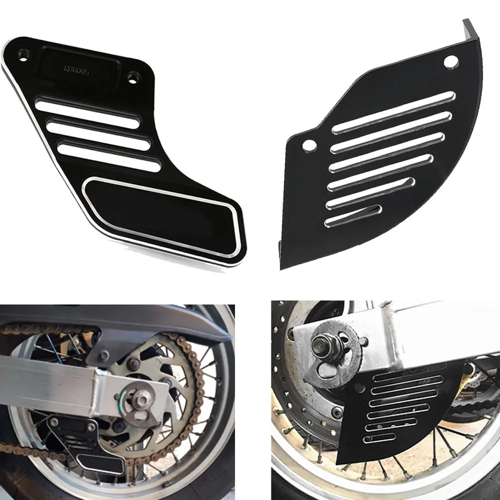 Motorcycle left and right Rear Brake Disc Guard Potector XRV 750 For Honda XRV750 Africa Twin all years 2021 2020 2019 2018 2017