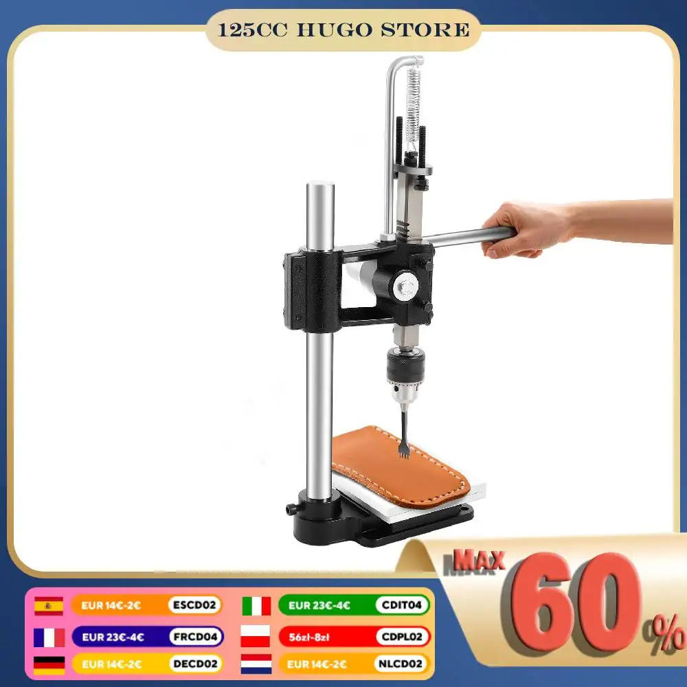 

Manual Press Puncher Leather Craft Imprinting Machine Leather Craftsmen Tool for Punching, Pronging, and Stamping Processes