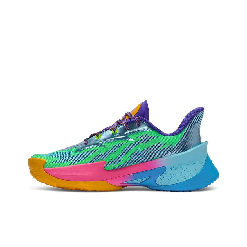 Under Armour CURRY SERIES 7 Cushioning Abrasion Resistant Low top Basketball Shoes Unisex 3027983-465