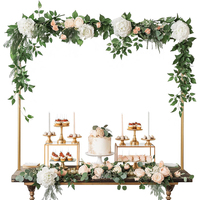 Desktop Metal Stand One Birthday Party Decor Kitchen Dining Table Arch Kit Baby Shower Wedding Party Supplies Christmas Favors