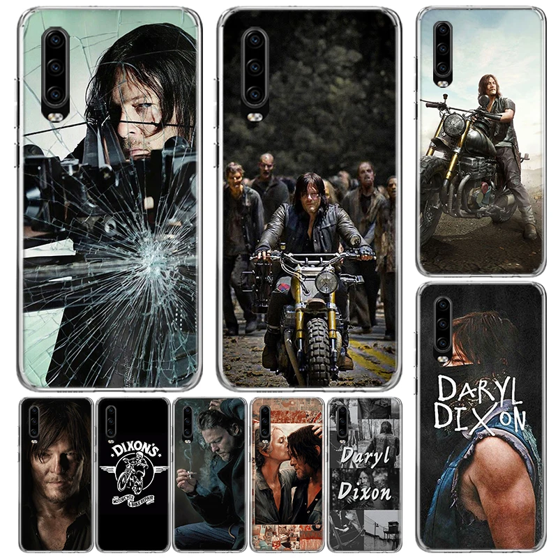 The Walking Dead Daryl Dixon Cover For Huawei P30 P40 P50 P10 P20 Lite Phone Case Mate 40 30 20 10 Pro Print Customized Coque Fu