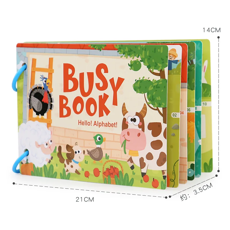 Nuovi adesivi per scene Montessori per bambini Puzzle manuale fai-da-te Libri riutilizzabili Cartoon Learning Cognition per regalo per bambini