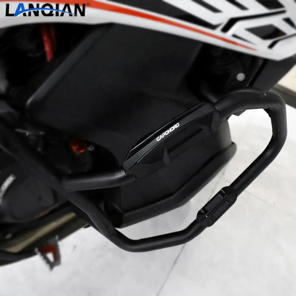 For Aprilia Atlantic 300S Scooter Caponord Dorsoduro 750 900 1200 Motorcycle Engine Crash Bar Protection Bumper Guard Block