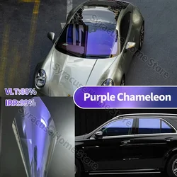 Purple Chameleon Film High Definition Window Tint Film High Insulation Windshield Tint Chameleon Tint Film For Car Window