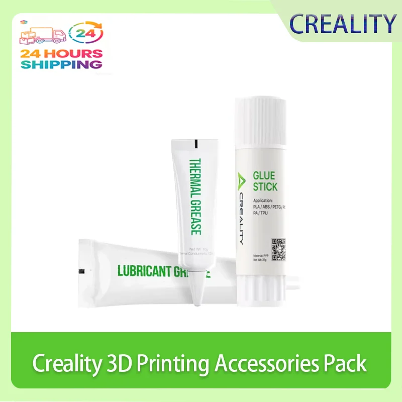 Creality 3D Printing Accessories Pack Glue Stick Thermal Grease Lubricant Grease in One Package for PLA PETG 3d Printer Parts
