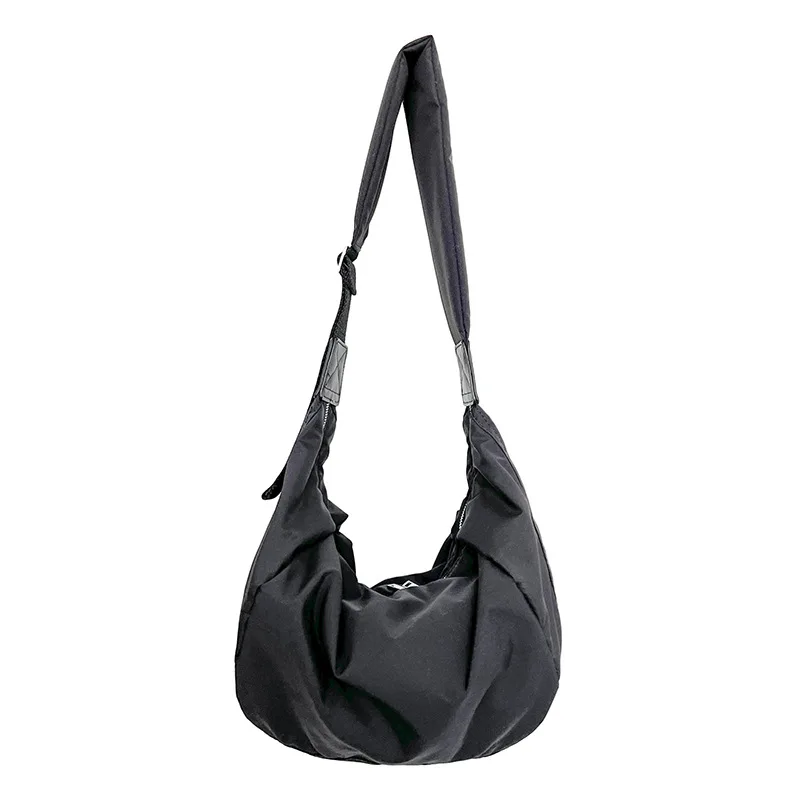 Bolso cruzado de nailon para mujer, bandolera informal de gran capacidad, de alto grado de Color sólido bolso de hombro, novedad de verano