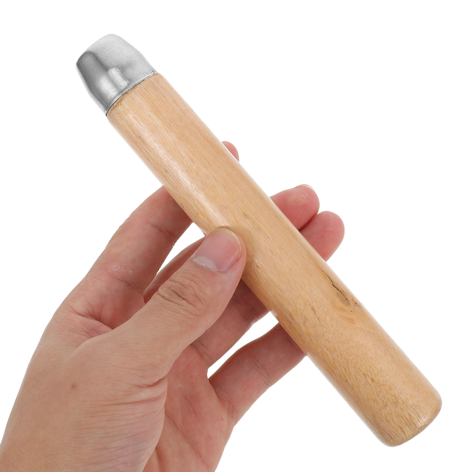 

2Pcs 17Cm Sturdy Wood Handle Ergonomic Replacement For Files Chisels With 8Mm Hole Diameter Durable Tool Components