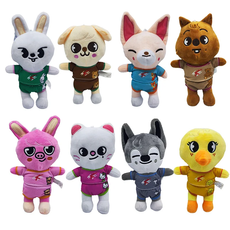 ตุ๊กตาสกซู 20 ซม. ตุ๊กตาสเตรย์คิดส์ วูล์ฟ ชาน ตุ๊กตาการ์ตูนสัตว์น่ารัก ของเล่นตุ๊กตาสำหรับเด็ก ผู้ใหญ่ และแฟนคลับ