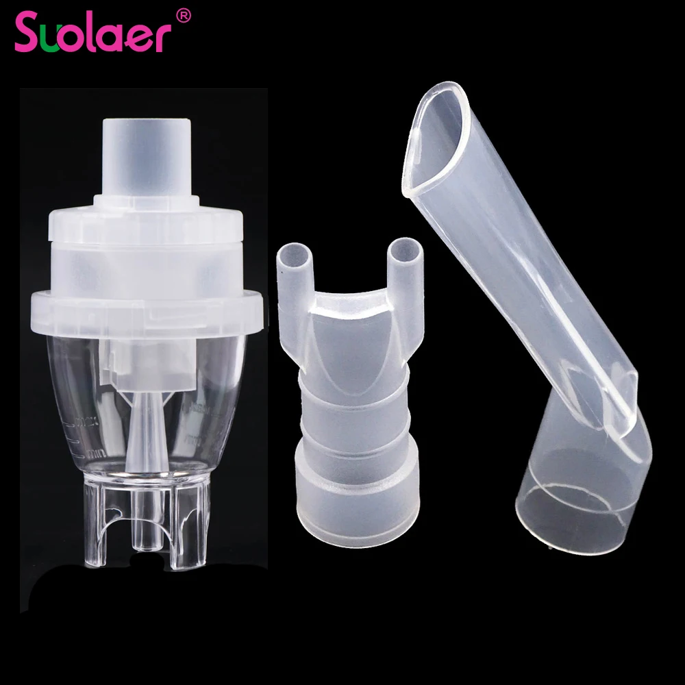 Inhalador de alergia para el cuidado de la salud, taza atomizada médica, compresor de aire, nebulizador, botella de medicina, tanque de medicamentos en Aerosol para el hogar, 6ML, 3 uds.