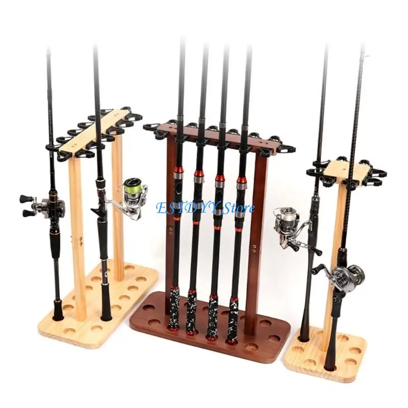 

G6DE Fishing Rod Rack Fishing Rod Racks Floor Stand Vertical Rod Storage Holder
