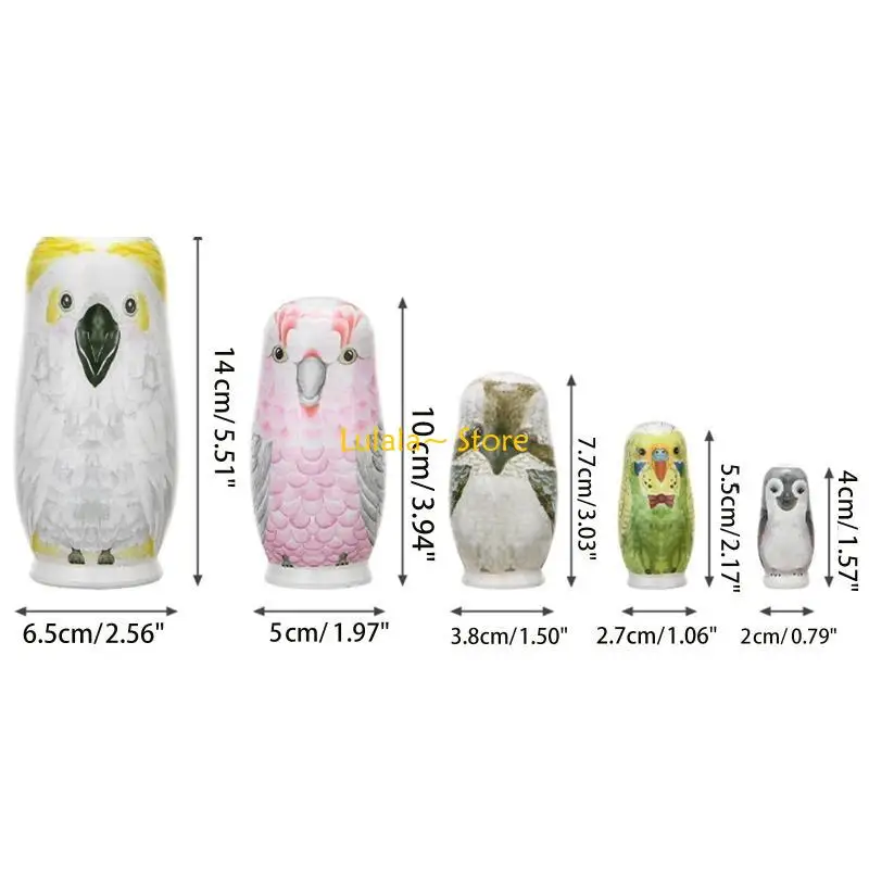 Y4QA Gỗ Rỗng Bình Bút Chì Dễ Thương Làm Tổ Cho Búp Bê Con Rối Mini Zakka Cho Búp Bê Bé Gái