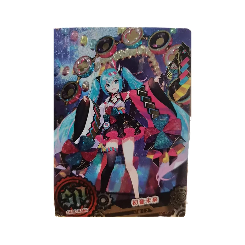 Anime Cartoon God Card Hatsune Miku Kokkoro Boa Hancock Luffy Sanji Cc Kugisaki Nobara Collectible Cards Toy Birthday Gift