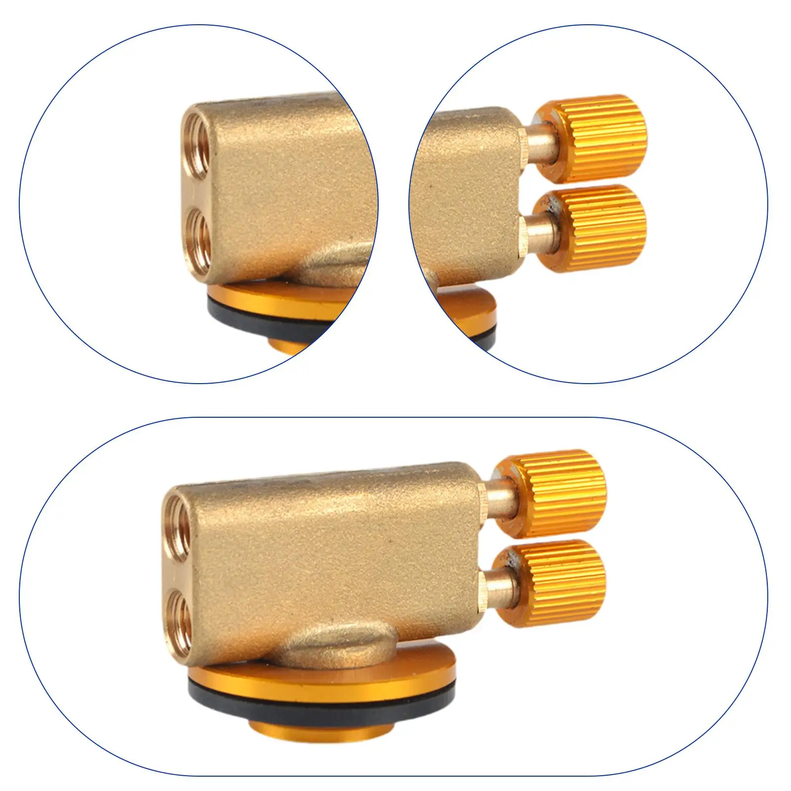 صمام غاز اسطوانة مسطحة، صمام التحكم في موقد الغاز، محول تركيب محمول