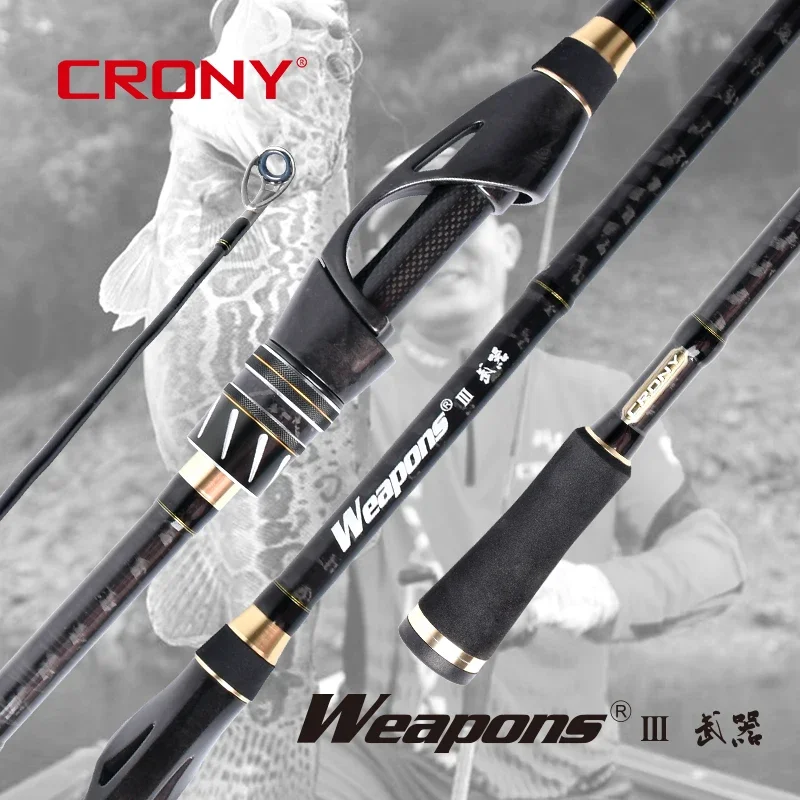 Crony High Carbon Chinese High Quality Guide And Reel Seat Promotion Bait Spinning Long Casting Spinning Fishing Rod