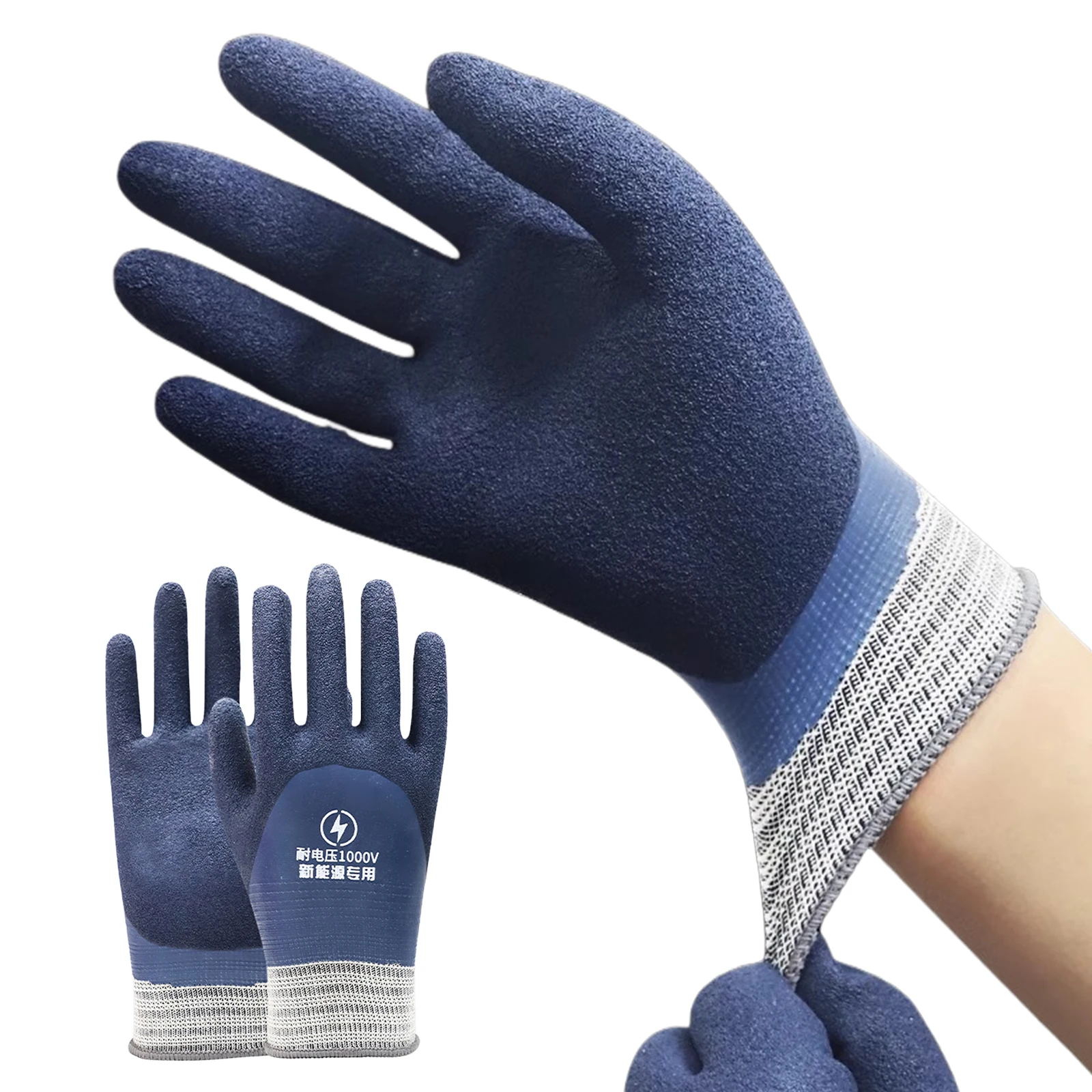 

New Ultrathin Electrician Insulating Gloves Withstanding Voltage 1000V Rubber Touch Screen Insulation GloveWork Safety Gloves