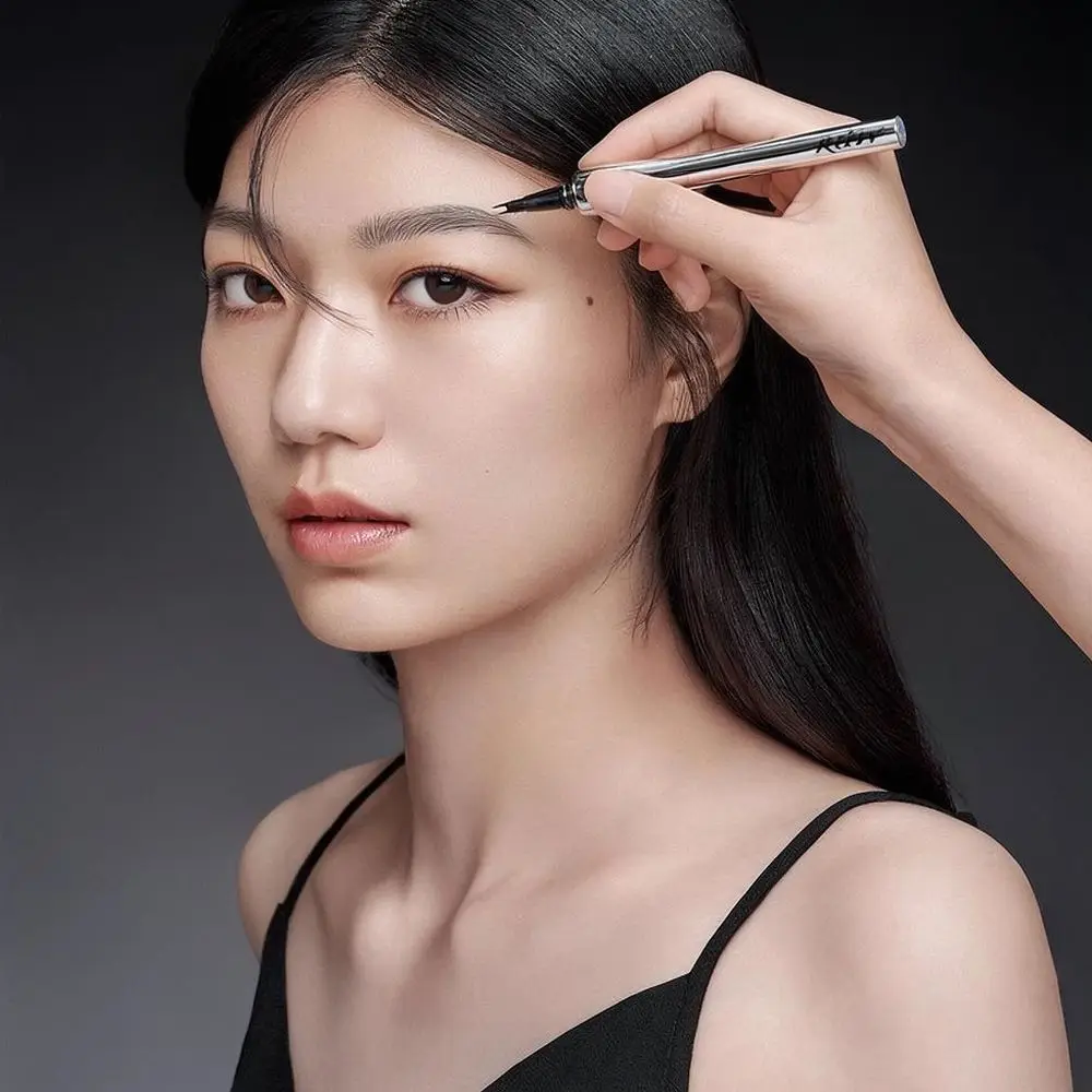 Natural Looking Liquid Eyebrow Pen Fork Tip Waterproof Smudge Proof Long Wearing Eye Makeup Cosmetic Brow Enhancer