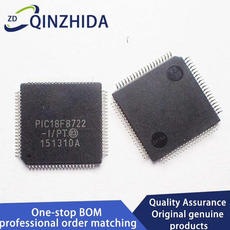 

5-10Pcs/Lot PIC18F8722-I/PT QFP80 Electronic Components IC Chips Integrated Circuits IC