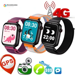 2024 Smart 4G GPS WIFI Tracker Locate Kids Student Men Remote Camera Voice Monitor Smartwatch Video SOS Call Android Phone Watch