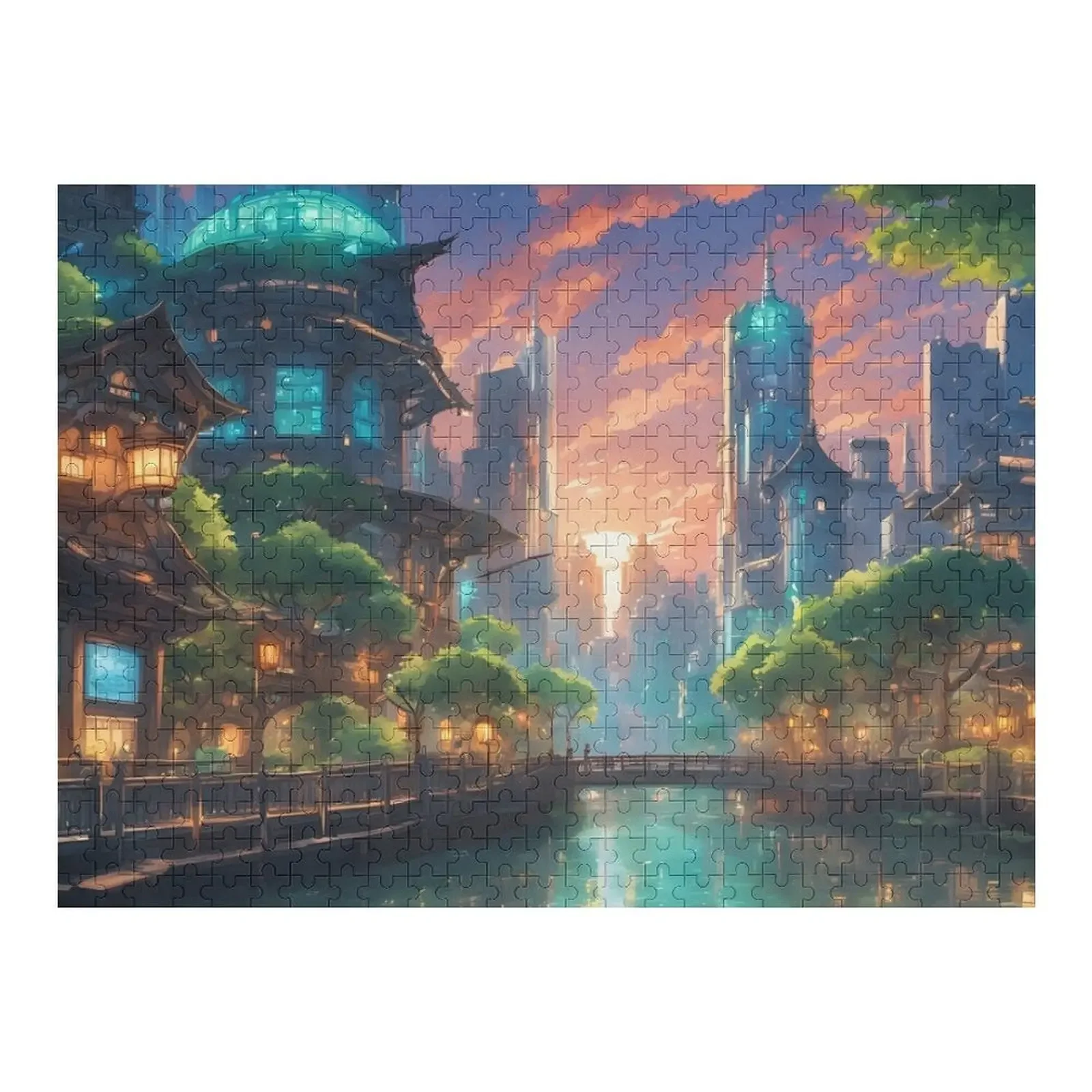 Puzzle Cityscape 2 Giocattoli personalizzati personalizzati per puzzle per bambini