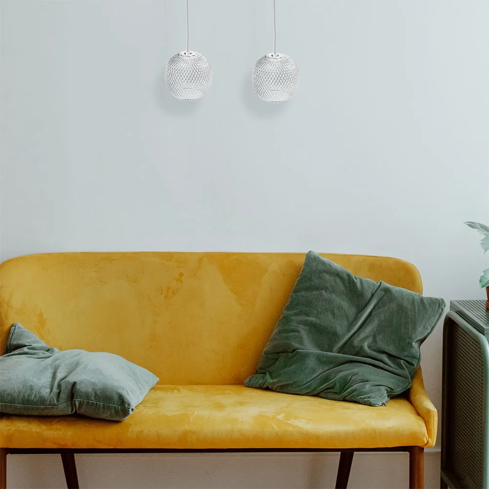 

4 шт., металлический сферический абажур, полые подвесные светильники, чехлы для столовой, кухни, спальни, потолочный светильник, индустриальный стиль