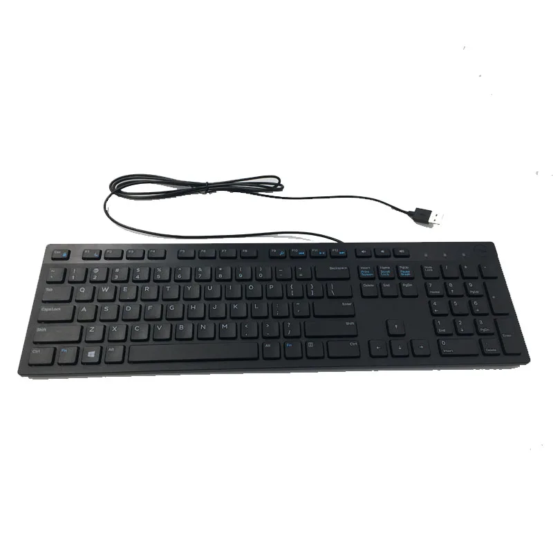 for Dell KB216 Chocolate Wired Keyboard Desktop Computer Notebook USB External Universal Keyboard