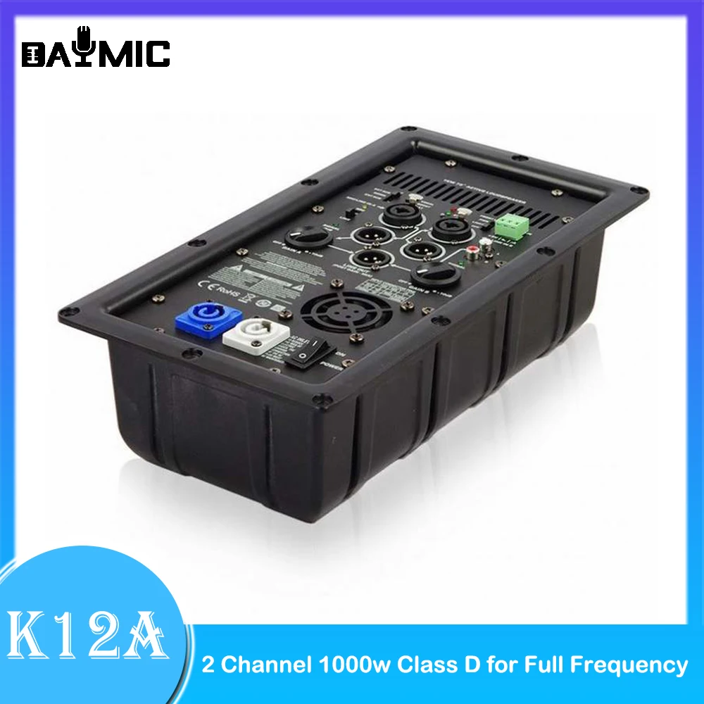 

Bocinas Amplificadas Profesionales K12A 1000W Professional Amplifier Module Board Class D Power Amp for Full-range Speakers