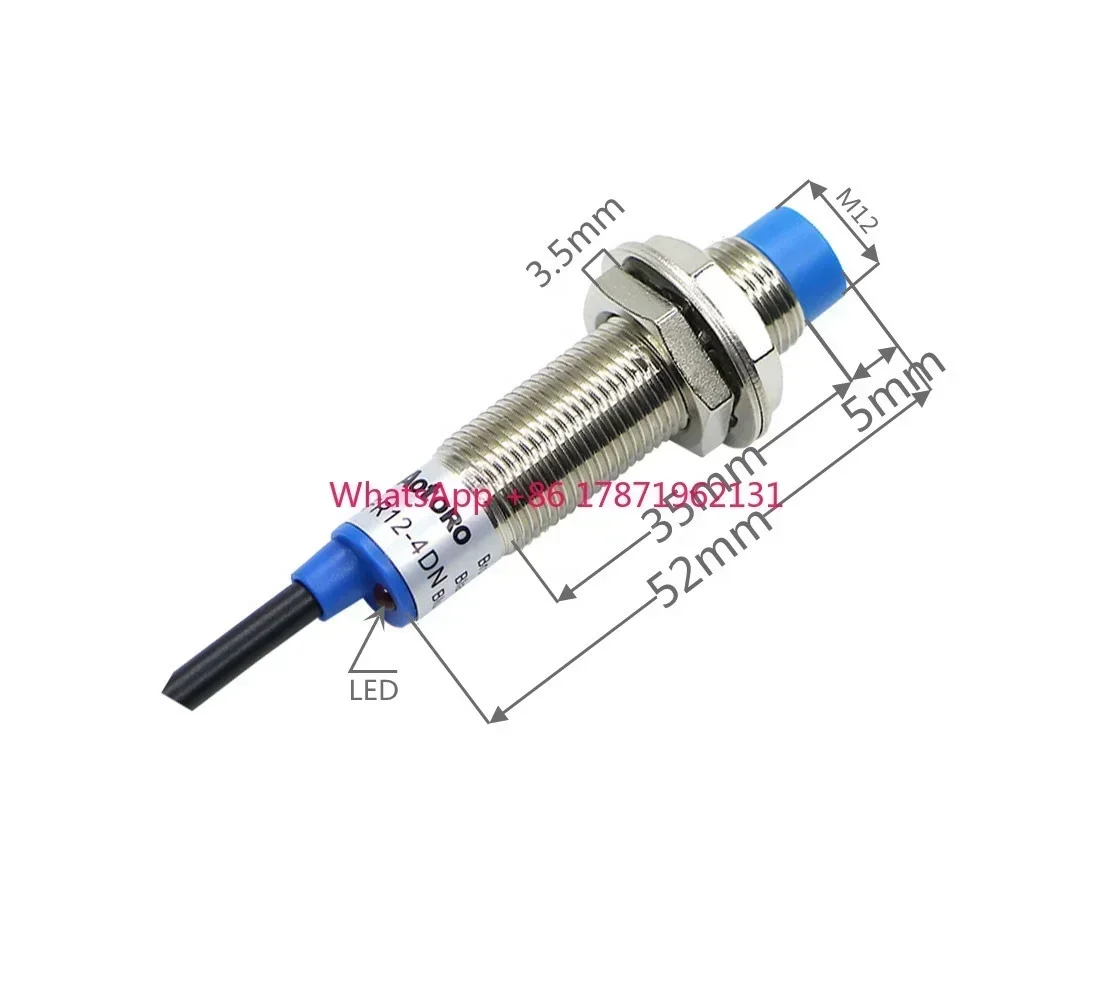 M12 FR12-4DN LM12-3004NA NPN NO proximity inductive sensor switch