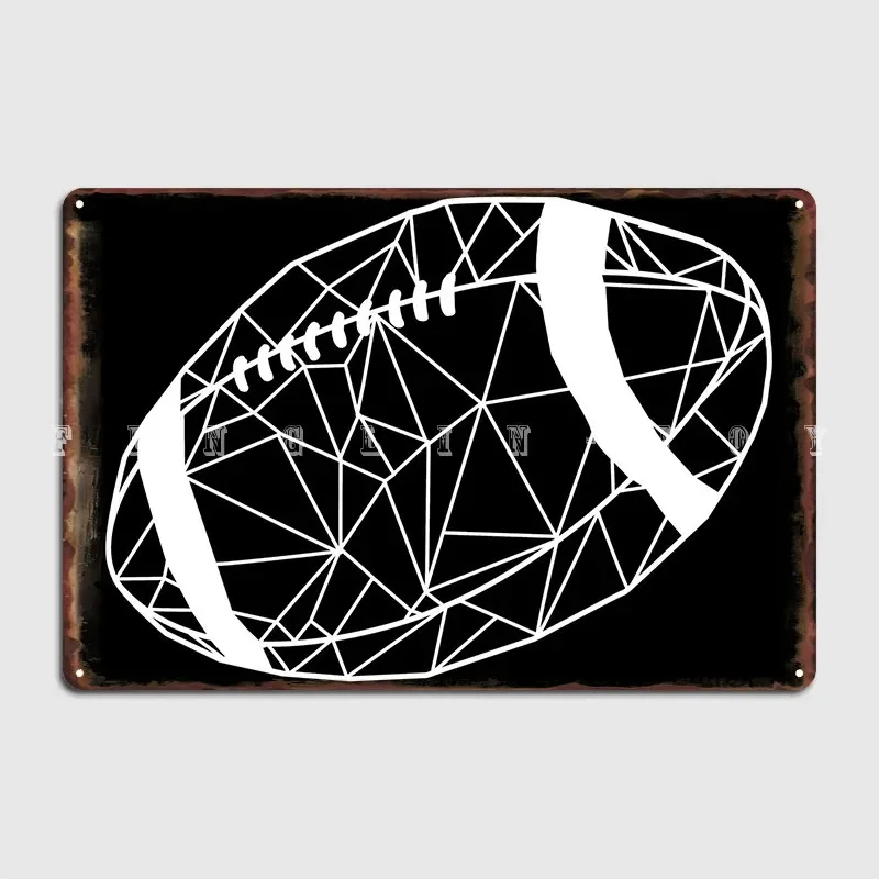 Rugby Poster Metal Plaque Club Home Club Bar Create Wall Decor Tin Sign Poster