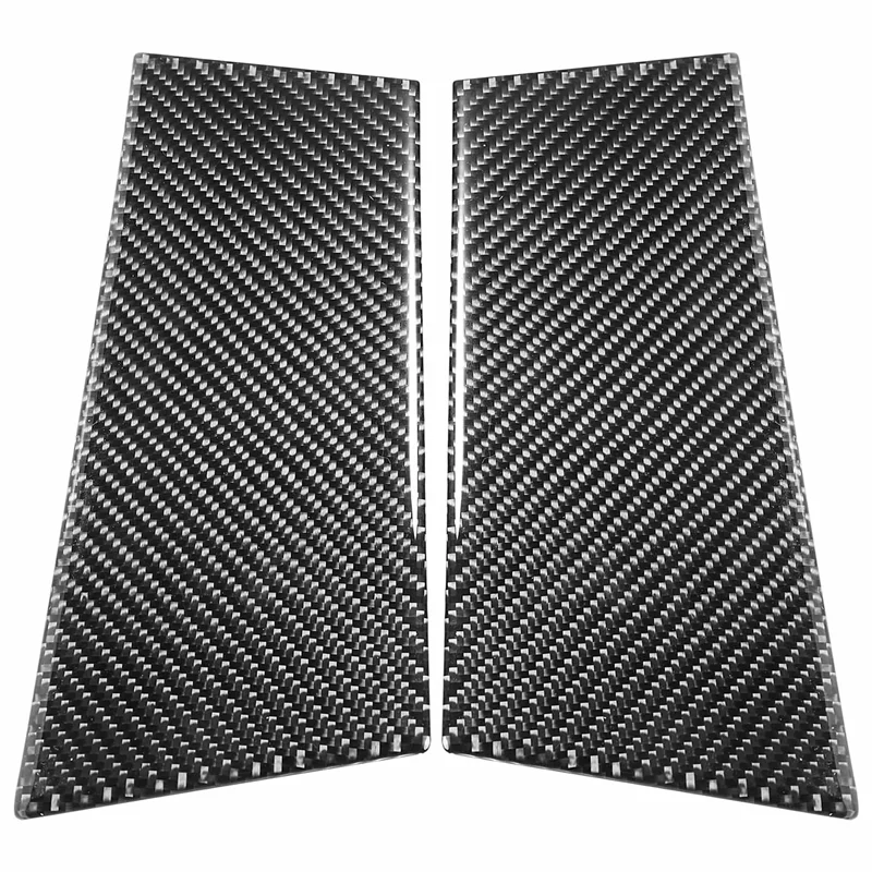 

NEW-For Nissan 350Z 2003-2009 Carbon Fiber B Pillar Cover Sticker Window Goalpost Decorative Paste Car Accessories